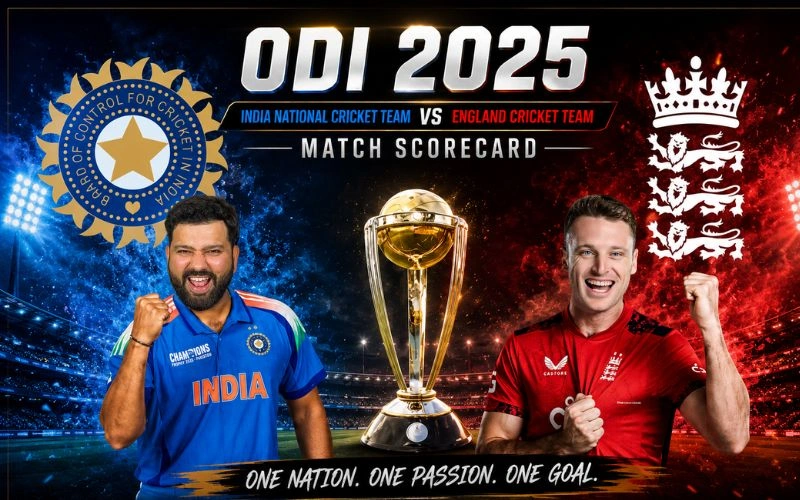 India National Cricket Team vs England Cricket Team Match Scorecard