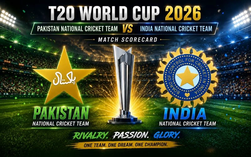 Pakistan National Cricket Team vs India National Cricket Team Match Scorecard