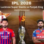 Lucknow Super Giants vs Punjab Kings Match Scorecard