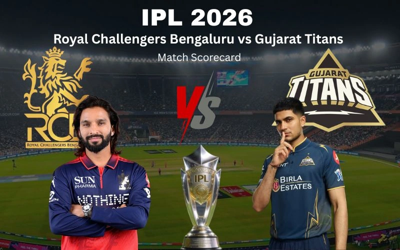 Royal Challengers Bengaluru vs Gujarat Titans Match Scorecard