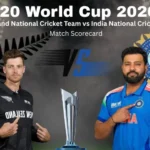 New Zealand National Cricket Team vs India National Cricket Team Match Scorecard