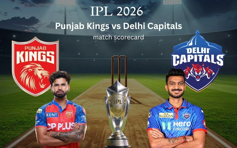 Punjab Kings vs Delhi Capitals Match Scorecard