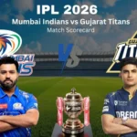 Mumbai Indians vs Gujarat Titans Match Scorecard