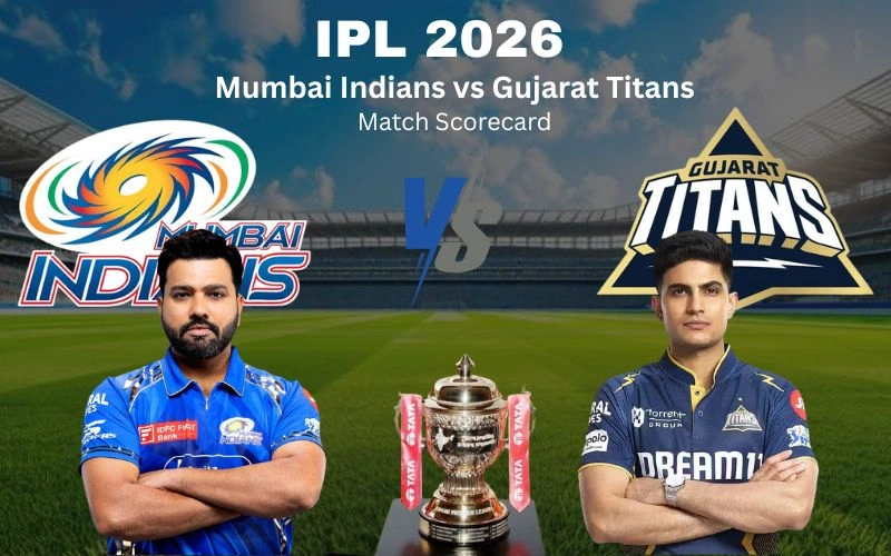 Mumbai Indians vs Gujarat Titans Match Scorecard