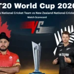 Canada National Cricket Team vs New Zealand National Cricket Team Match Scorecard