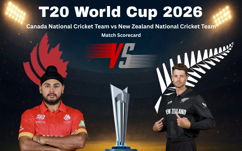Canada National Cricket Team vs New Zealand National Cricket Team Match Scorecard