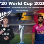 New Zealand National Cricket Team vs United Arab Emirates National Cricket Team Match Scorecard, Complete Statistics, Key Moments and Analysis