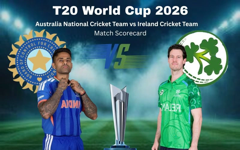 Australia National Cricket Team vs Ireland Cricket Team Match Scorecard