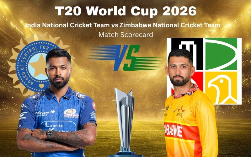 India National Cricket Team vs Zimbabwe National Cricket Team Match Scorecard