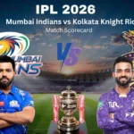 Mumbai Indians vs Kolkata Knight Riders Match Scorecard