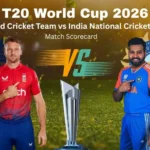 England Cricket Team vs India National Cricket Team Match Scorecard