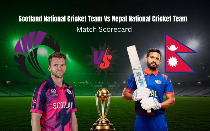 Scotland National Cricket Team vs Nepal National Cricket Team Match Scorecard: Complete 1-Wicket Thriller, Full Stats and Highlights